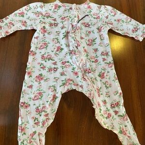 Floral Pink Baby One Piece